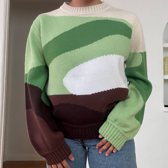 House of Sunny Landscape Sweater - Picture 1 of 7